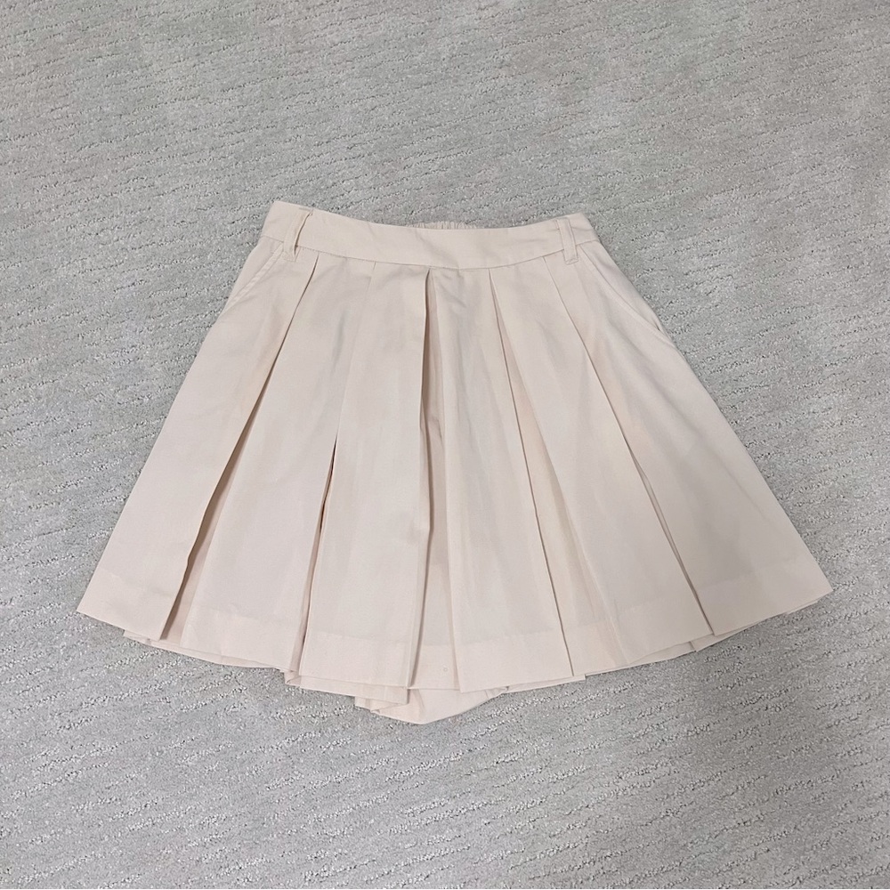 Japanese Light Pink Pleated Skort Size S
